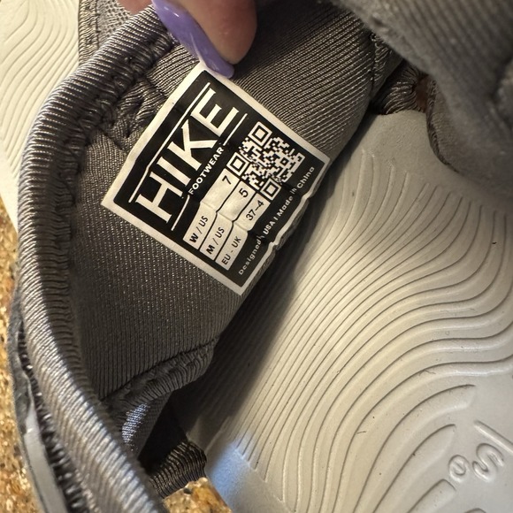 Hike Footwear HF Baresandal IV Adjustable Gray Breathable Unisex EU37 US W 7 M 5 - Picture 6 of 7